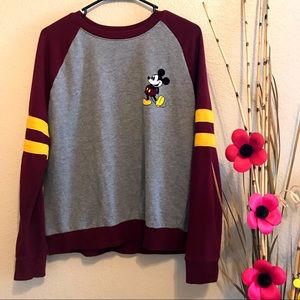 Disney Mickey Mouse Crewneck Sweatshirt sz L